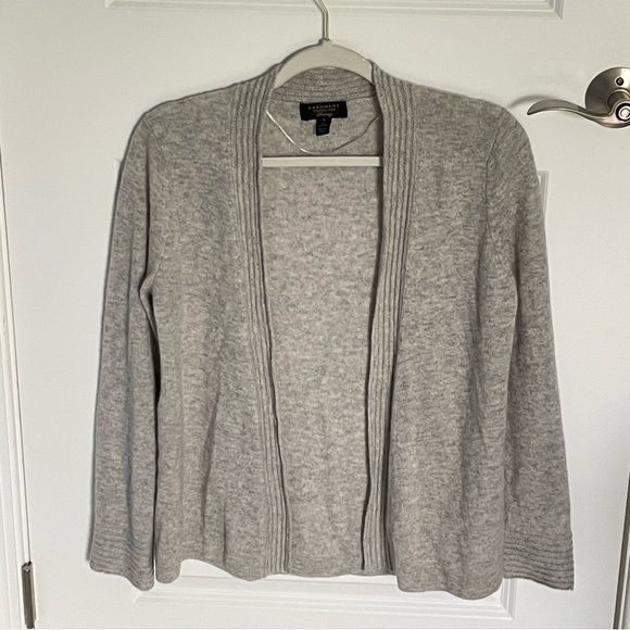 Charter Club 100% cashmere open front cardigan Sweater 35988 - Picture 6 of 16